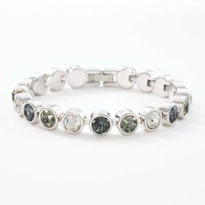 Touchstone Crystal By Swarovski, Nightfall Ice Bracelet, Small